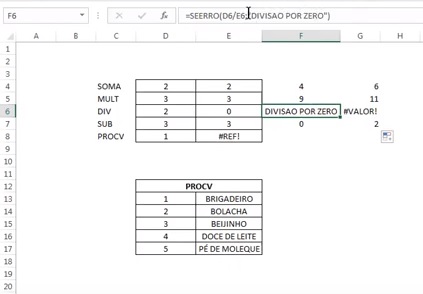 Função SEERRO