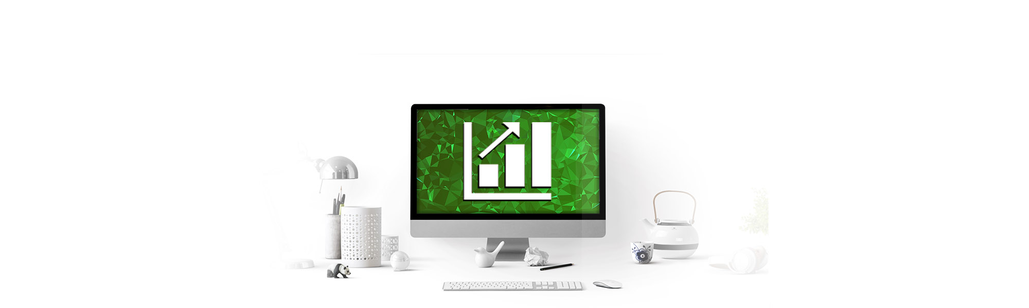 Imagem de um monitor exibindo na tela a capa sobre a analise da Planilha de Controle Financeiro