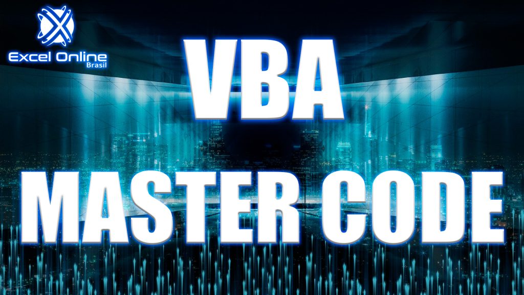 Capa do Curso VBA Master Code do Excel Online Brasil